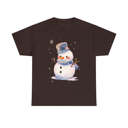 Snowman Unisex Heavy Cotton Tee