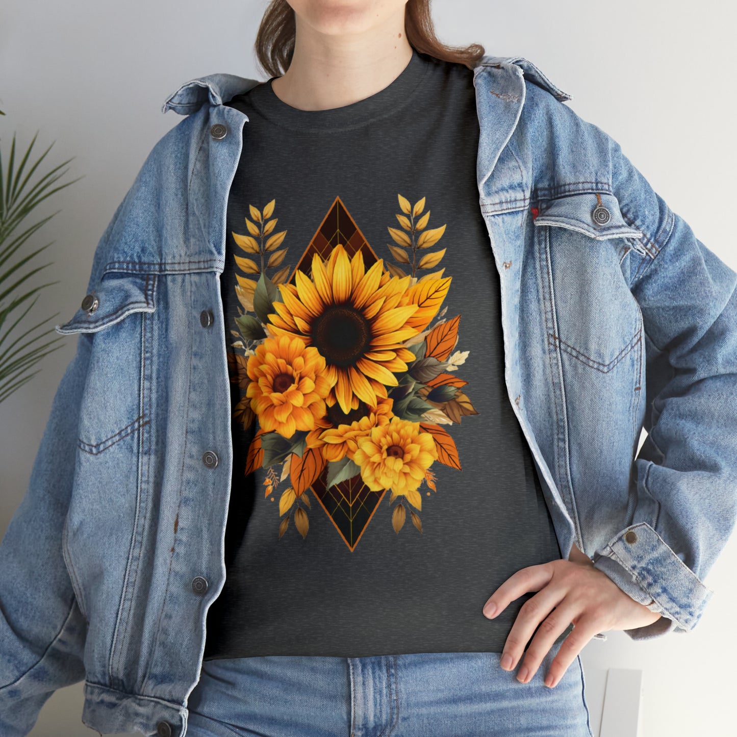 Sunflowers Unisex Heavy Cotton Tee