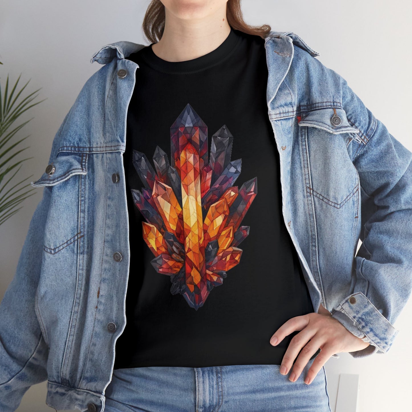 Volcanic Crystal Cluster Unisex Heavy Cotton Tee