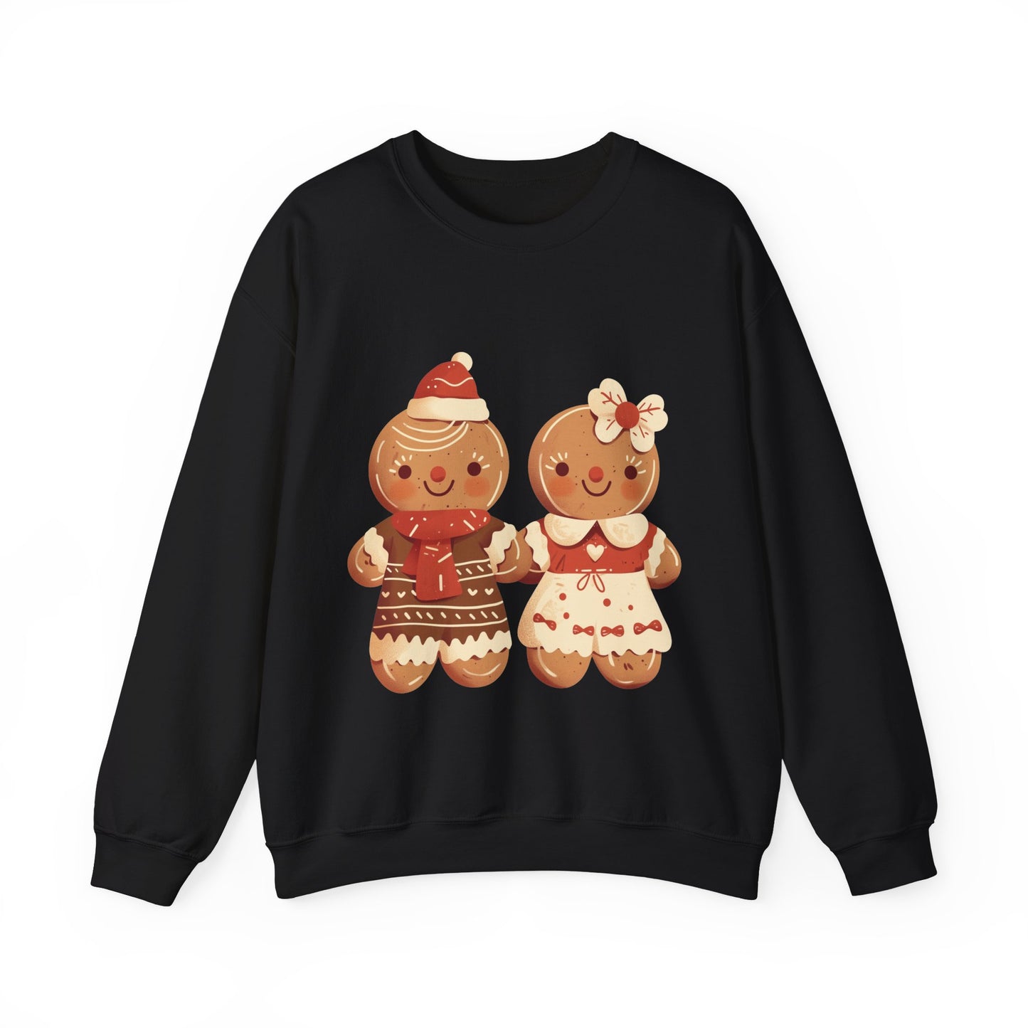 Gingerbread Couple Unisex Heavy Blend™ Crewneck Sweatshirt