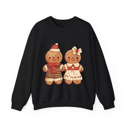 Gingerbread Couple Unisex Heavy Blend™ Crewneck Sweatshirt