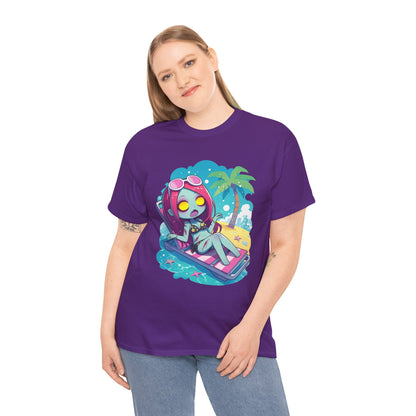 Beach Babe Zombie Unisex Heavy Cotton Tee