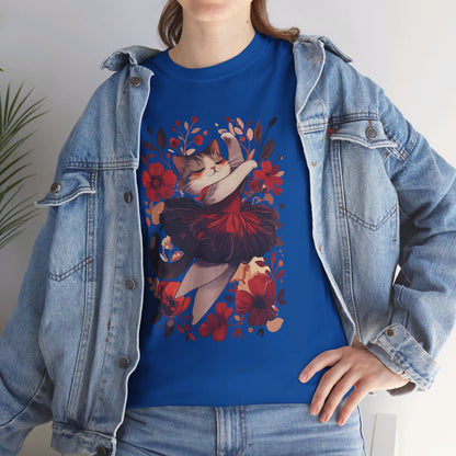 Ballet Cat Unisex Heavy Cotton Tee