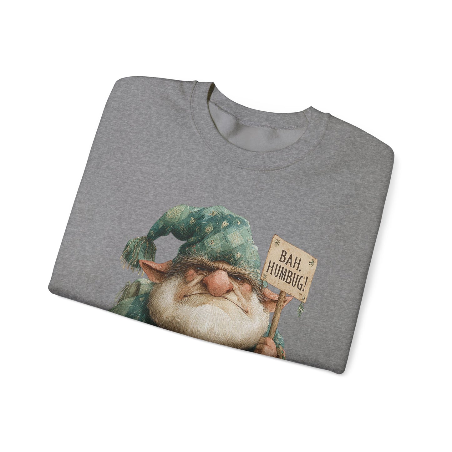 Grumpy Elf Unisex Heavy Blend™ Crewneck Sweatshirt