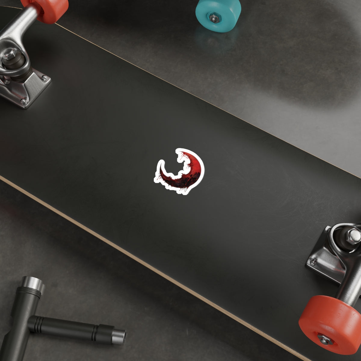 Blood Moon Die-Cut Stickers