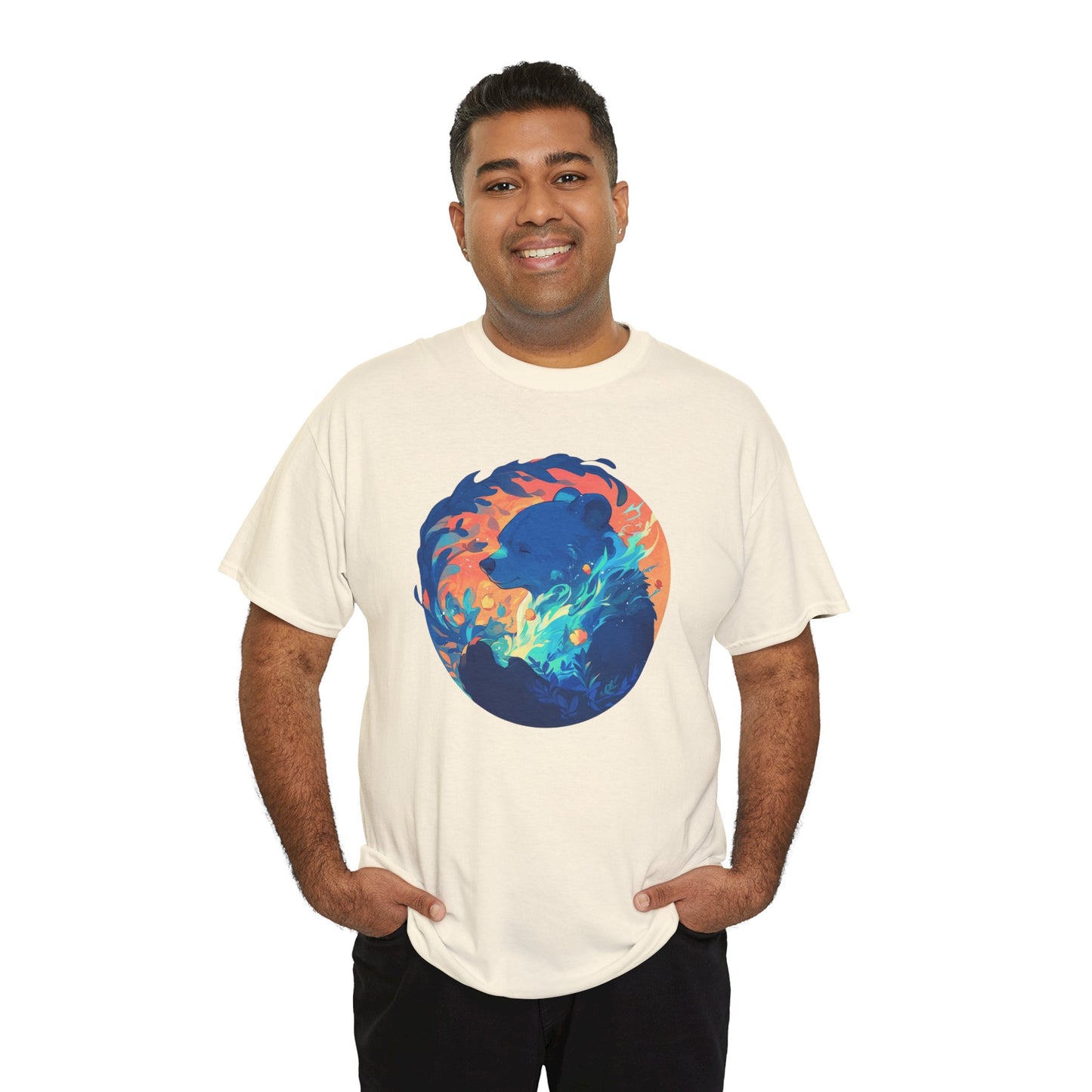 Elemental Bear Unisex Heavy Cotton Tee