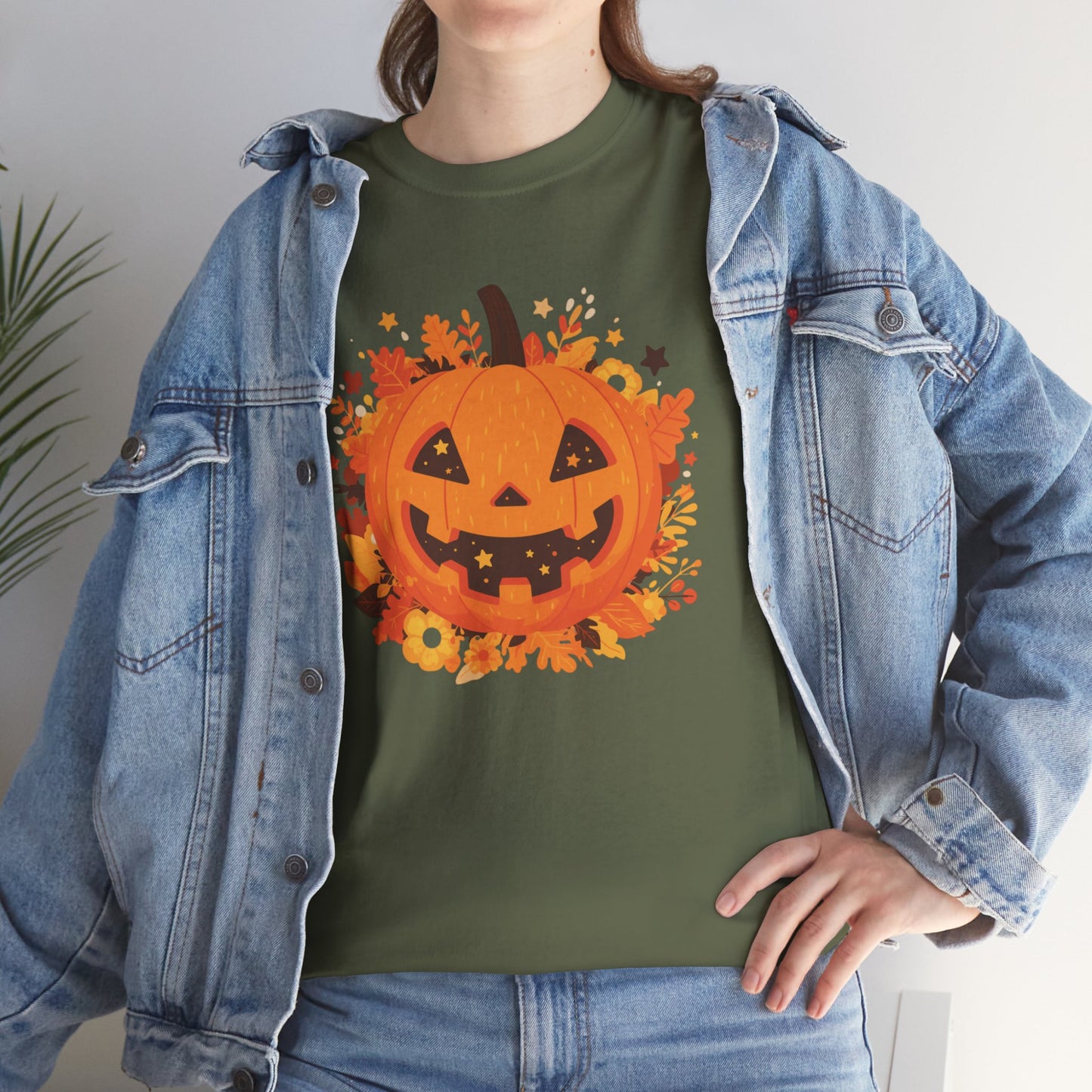 Jack-O-Lantern Unisex Heavy Cotton Tee