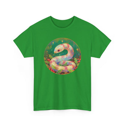 Candy Stripe Snake Unisex Heavy Cotton Tee