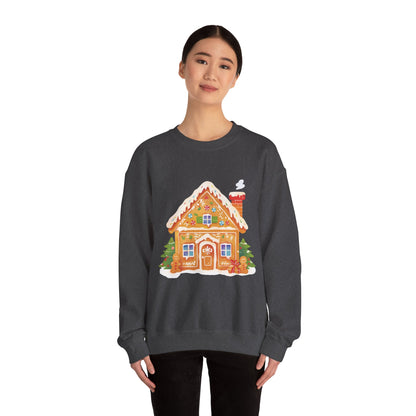 Gingerbread House Unisex Heavy Blend™ Crewneck Sweatshirt