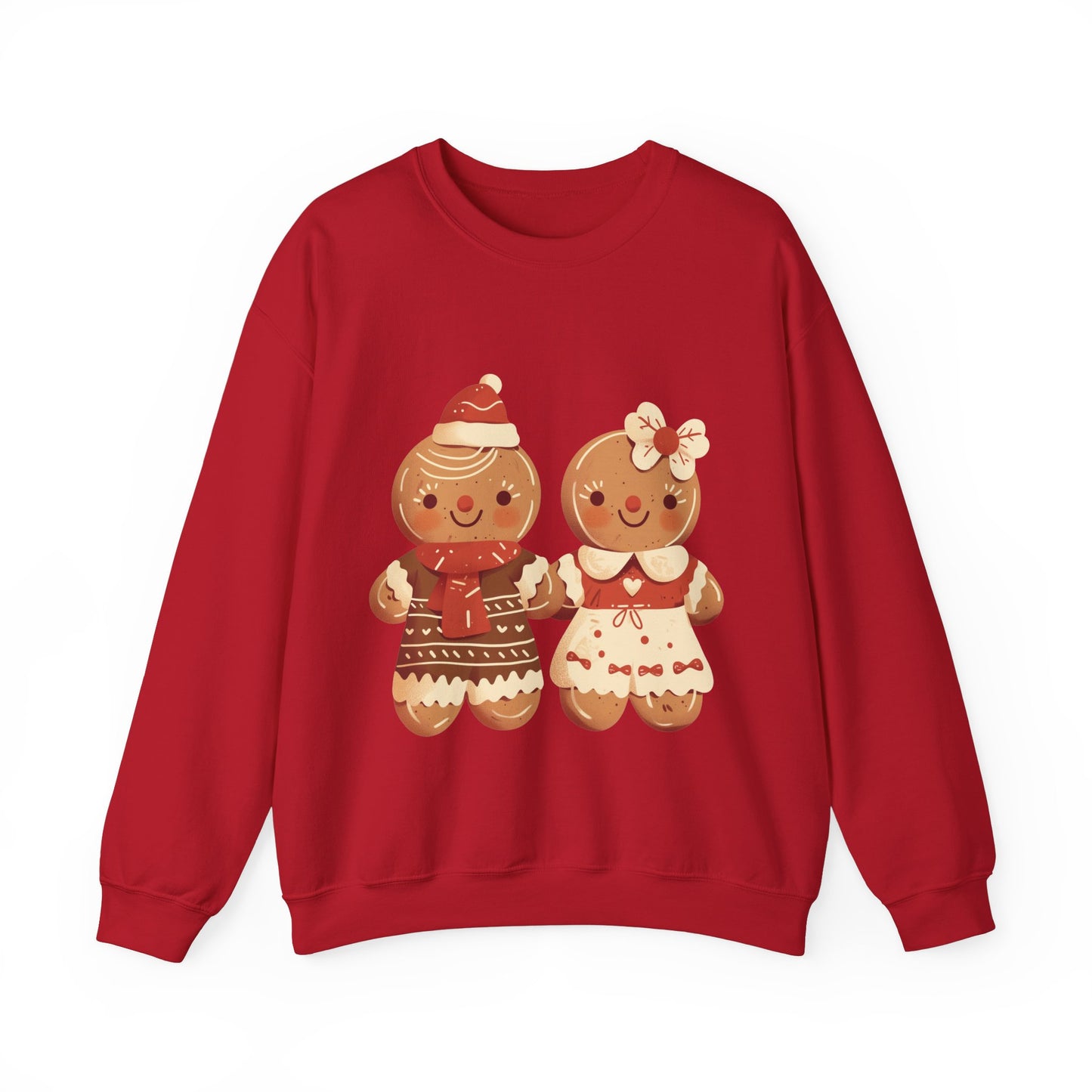 Gingerbread Couple Unisex Heavy Blend™ Crewneck Sweatshirt