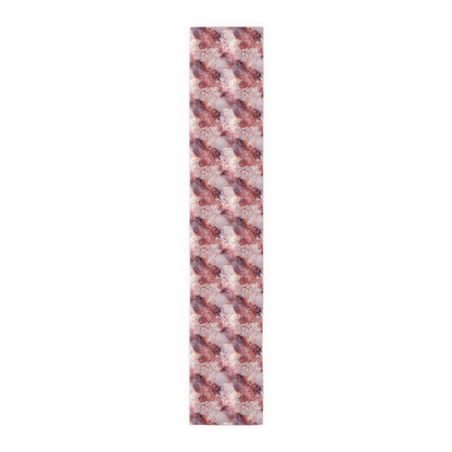 Rose Gold Marble Table Runner (Cotton, Poly)