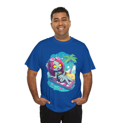 Beach Babe Zombie Unisex Heavy Cotton Tee