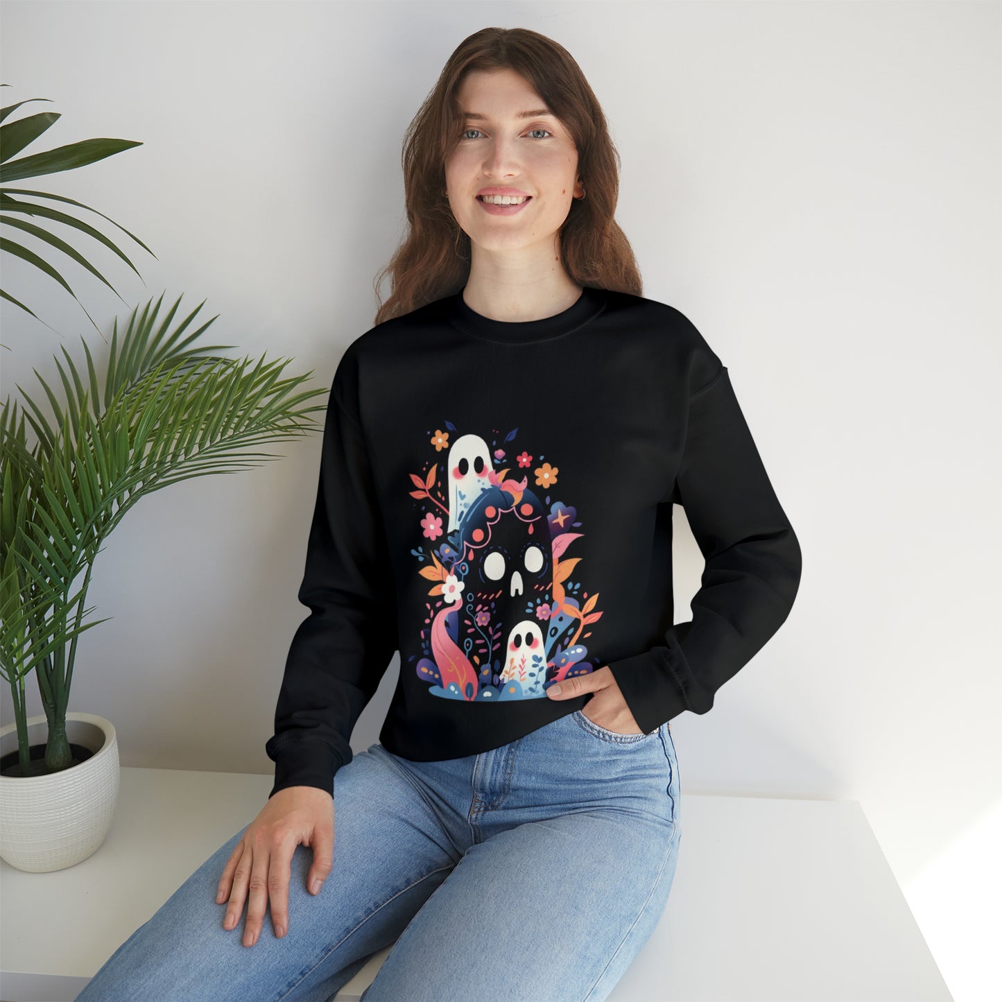 Ghosties Unisex Heavy Blend™ Crewneck Sweatshirt