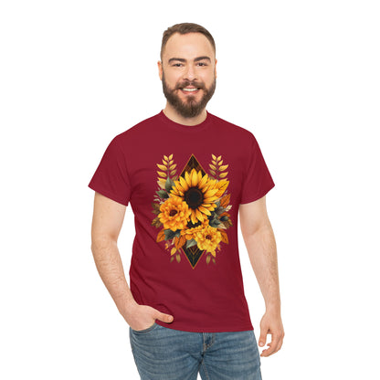 Sunflowers Unisex Heavy Cotton Tee