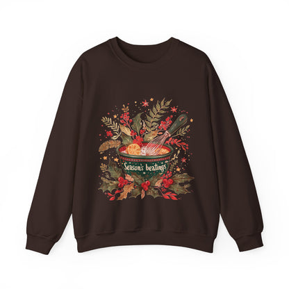 Season's Beatings (Baking) Unisex Heavy Blend™ Crewneck Sweatshirt