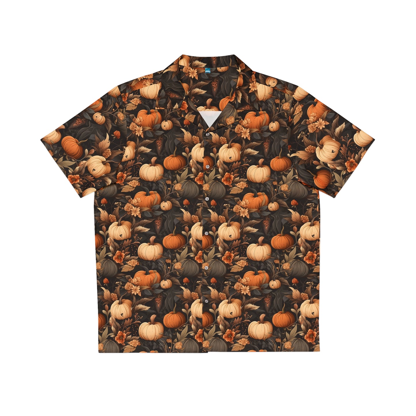 Pumpkin Harvest Men's Hawaiian Shirt (AOP)