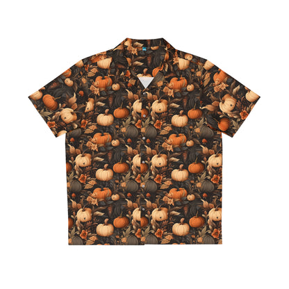 Pumpkin Harvest Men's Hawaiian Shirt (AOP)