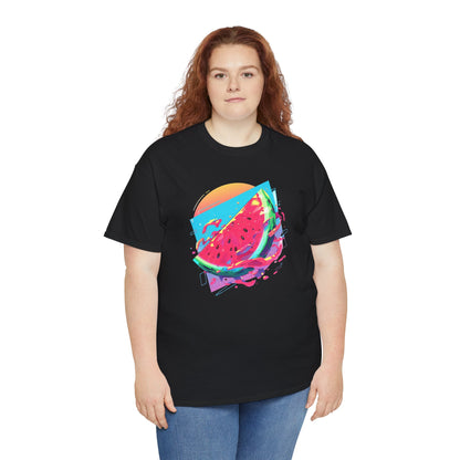 Summer Watermelon Unisex Heavy Cotton Tee