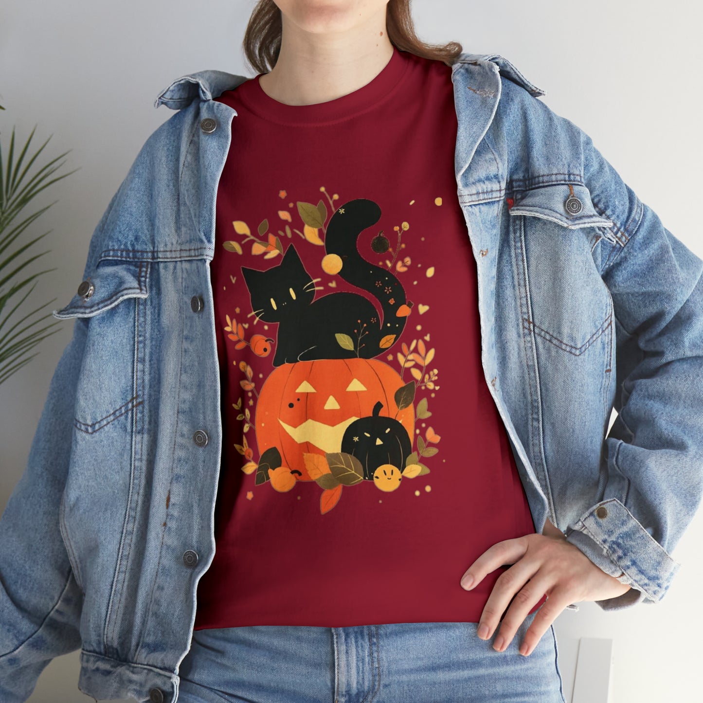 Spooky Kitty Unisex Heavy Cotton Tee