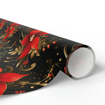 Pretty Poinsettias Wrapping Papers