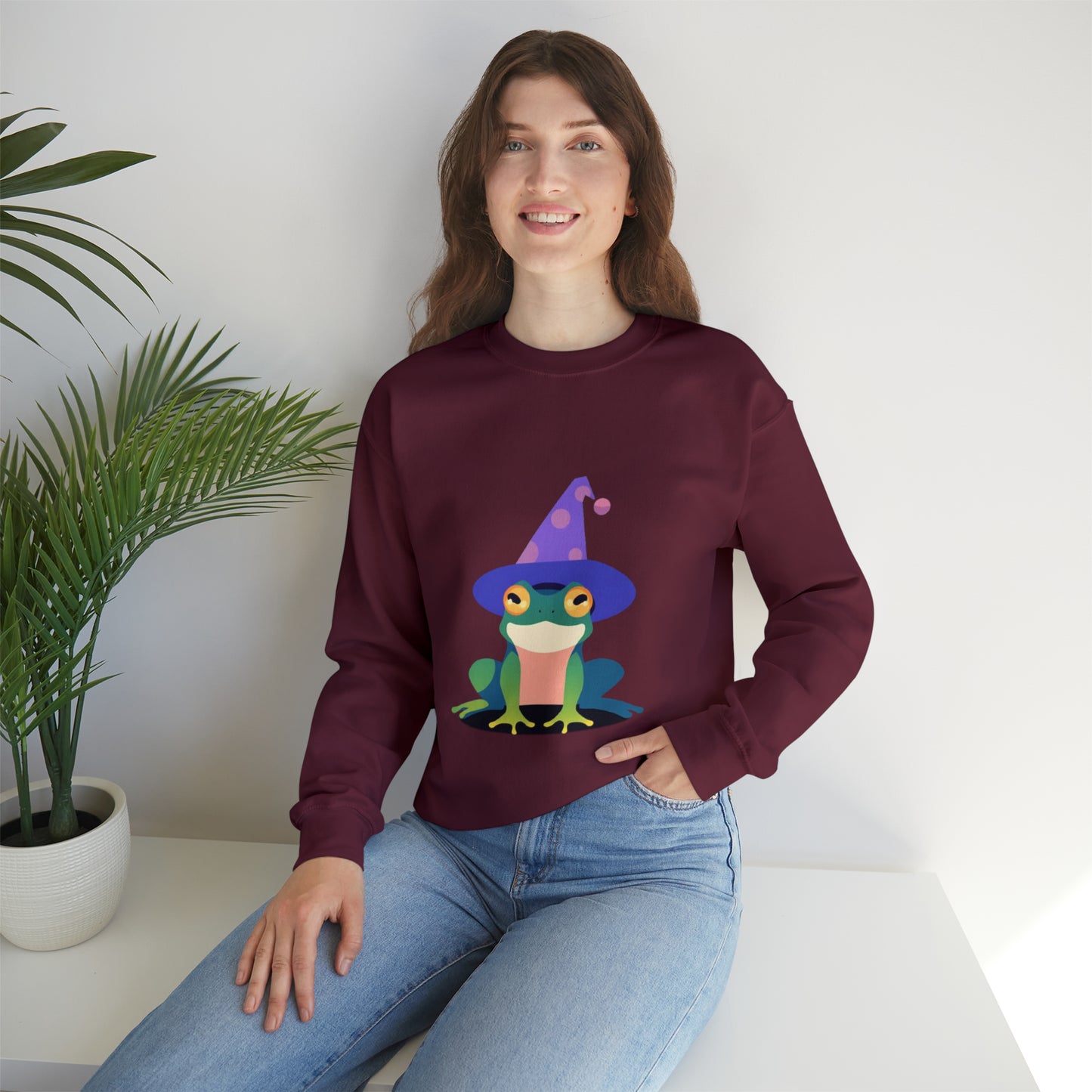 Wizard Frog Unisex Heavy Blend™ Crewneck Sweatshirt