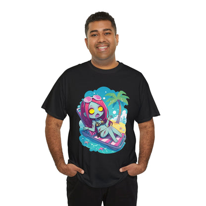 Beach Babe Zombie Unisex Heavy Cotton Tee