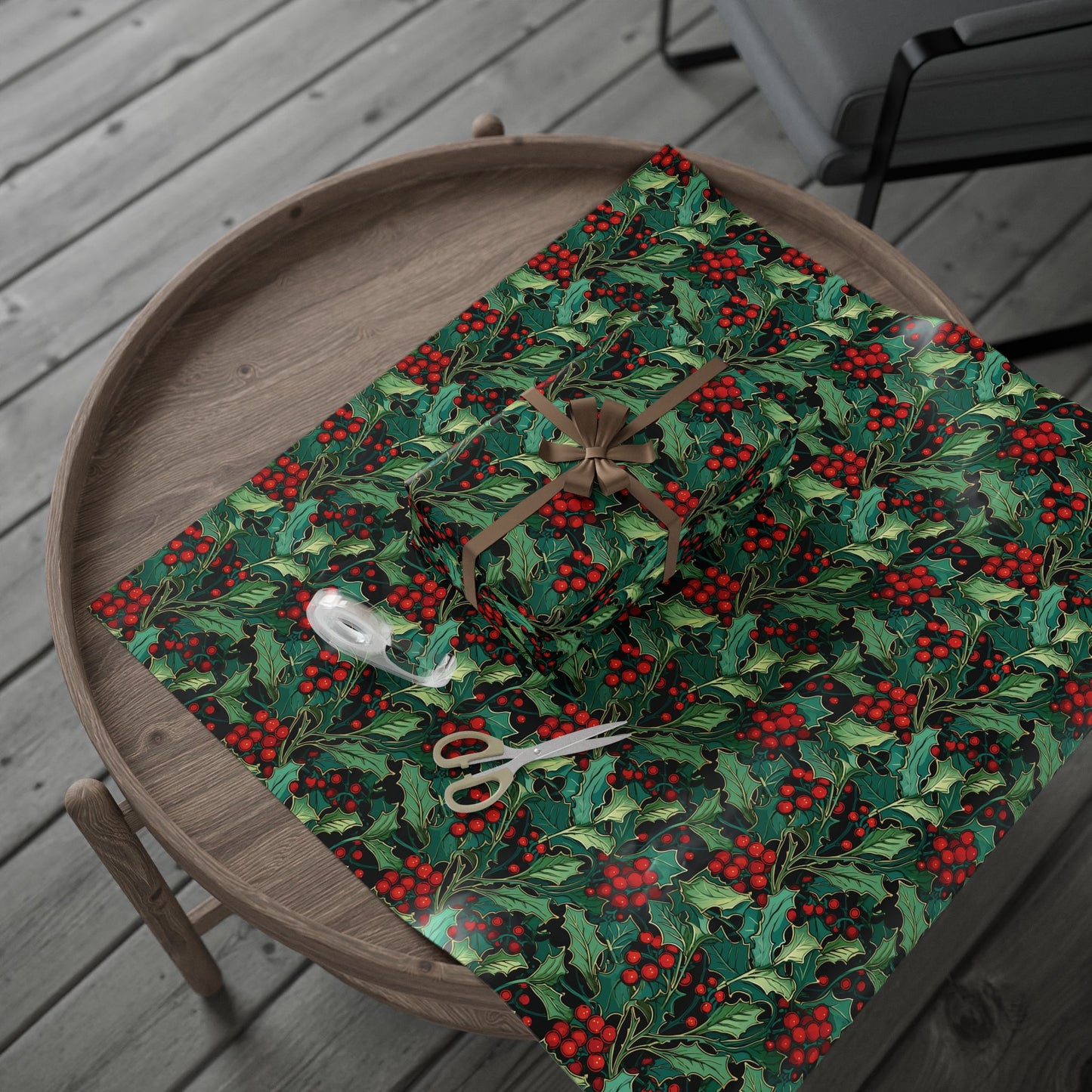 Holly Wrapping Papers
