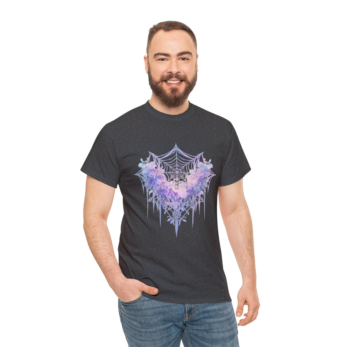 Web Heart Unisex Heavy Cotton Tee