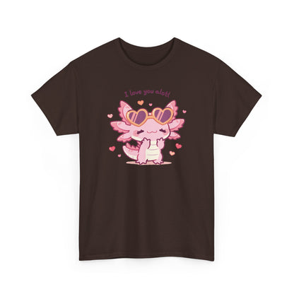 I Love You Alotl Unisex Heavy Cotton Tee