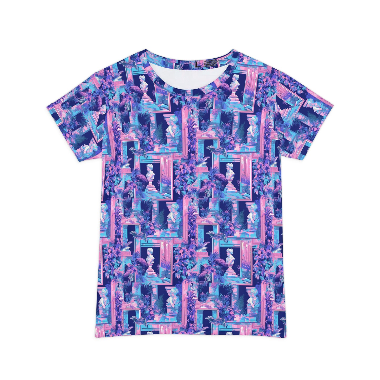 Neoclassical Women's Short Sleeve Shirt (AOP)