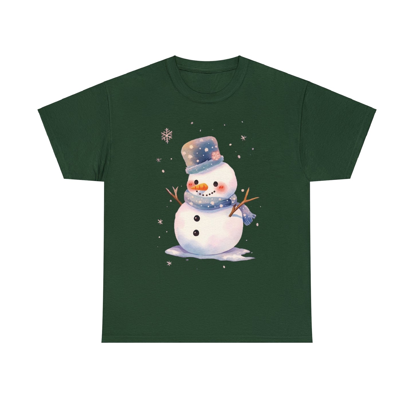 Snowman Unisex Heavy Cotton Tee