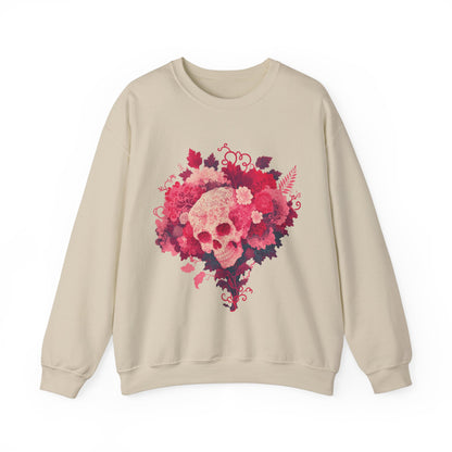 Skull Bouquet Unisex Heavy Blend™ Crewneck Sweatshirt