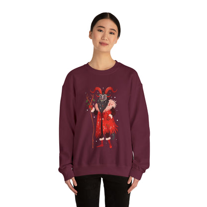 Merry Krampus Unisex Heavy Blend™ Crewneck Sweatshirt