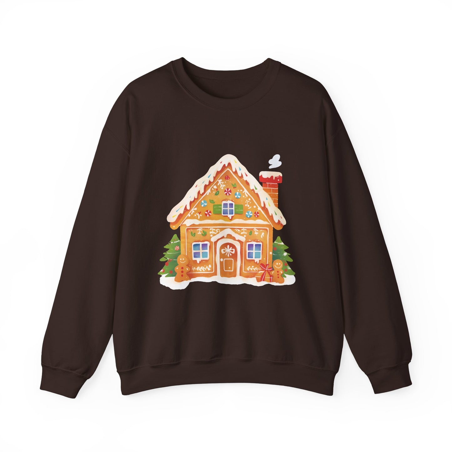 Gingerbread House Unisex Heavy Blend™ Crewneck Sweatshirt
