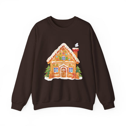 Gingerbread House Unisex Heavy Blend™ Crewneck Sweatshirt