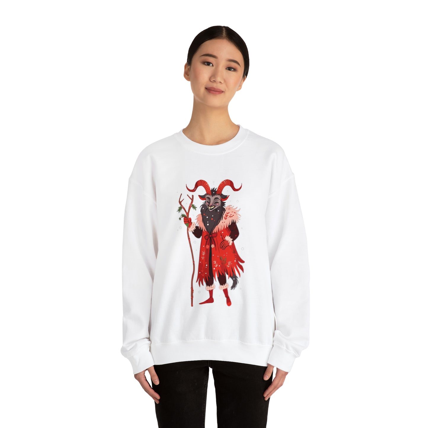Merry Krampus Unisex Heavy Blend™ Crewneck Sweatshirt