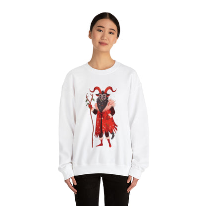 Merry Krampus Unisex Heavy Blend™ Crewneck Sweatshirt