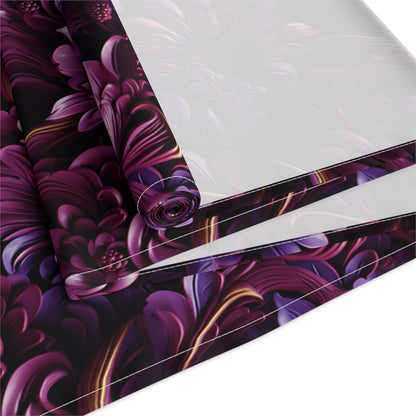 Purple Florals Table Runner (Cotton, Poly)