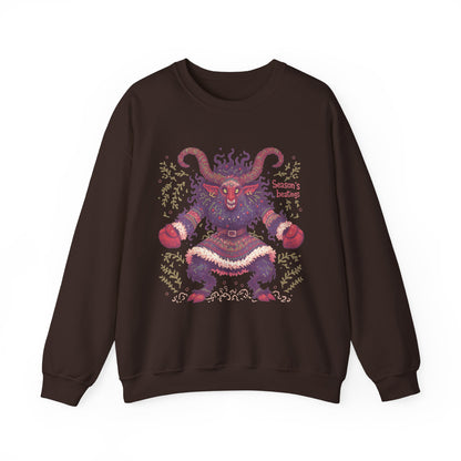Season's Beatings (Krampus) Unisex Heavy Blend™ Crewneck Sweatshirt