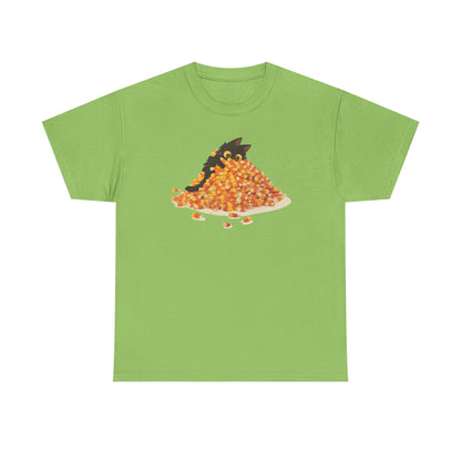 Candy Corn Cat Unisex Heavy Cotton Tee