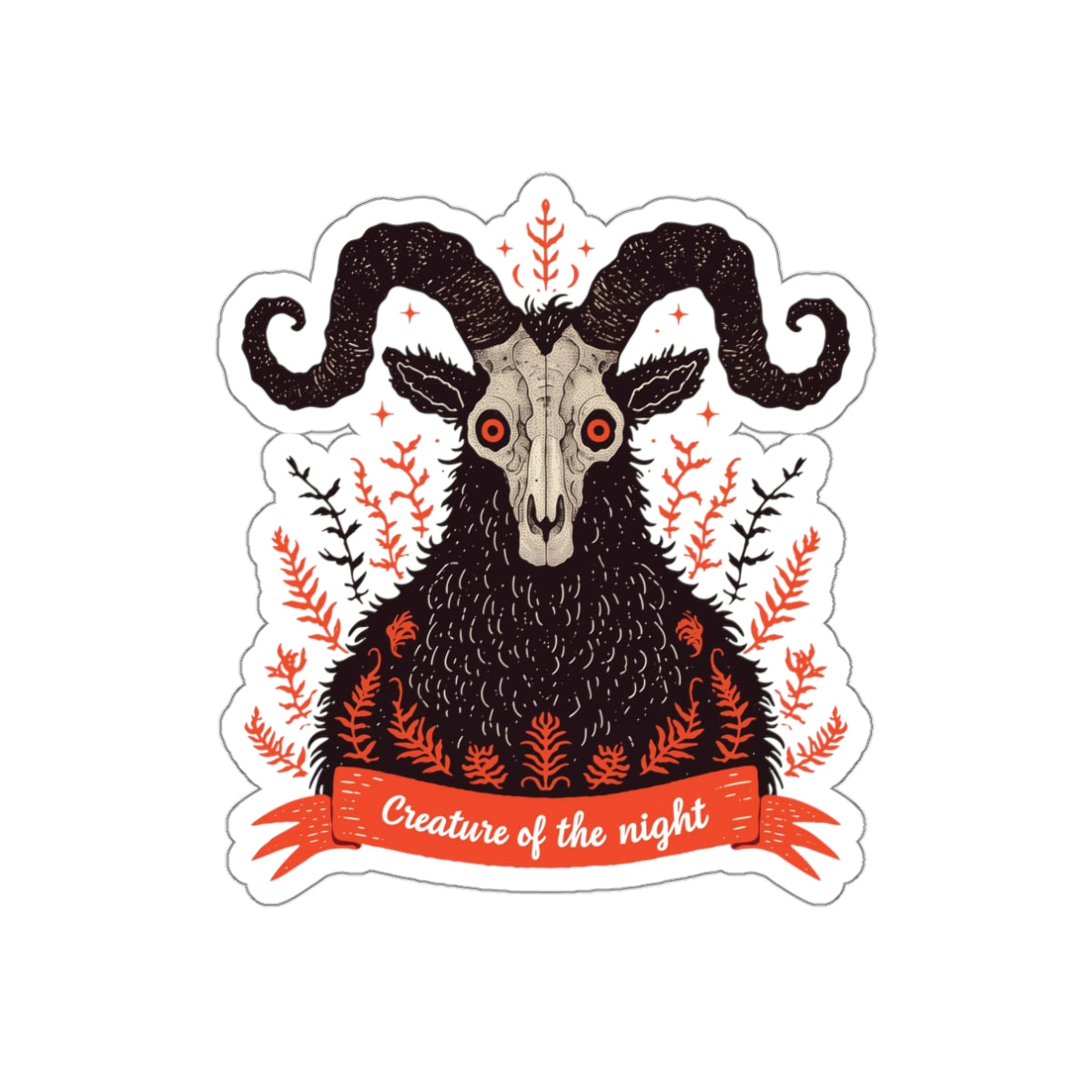 Creature of the Night Die-Cut Stickers