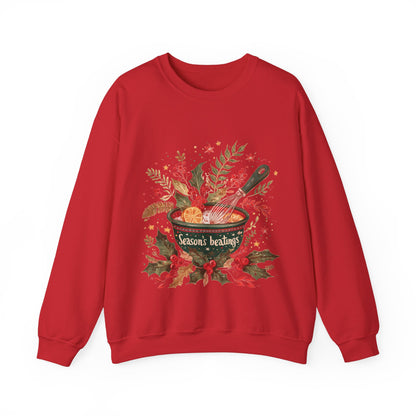 Season's Beatings (Baking) Unisex Heavy Blend™ Crewneck Sweatshirt