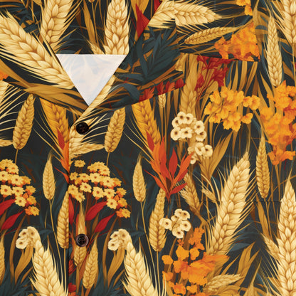 Wheat Men's Hawaiian Shirt (AOP)