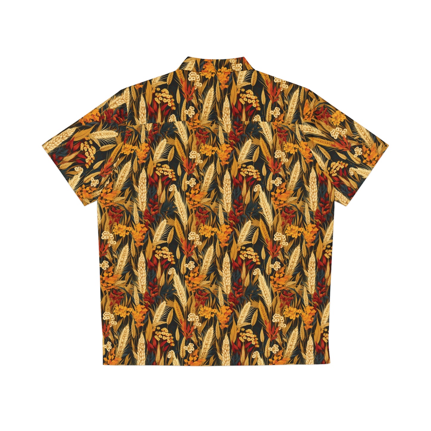Wheat Men's Hawaiian Shirt (AOP)