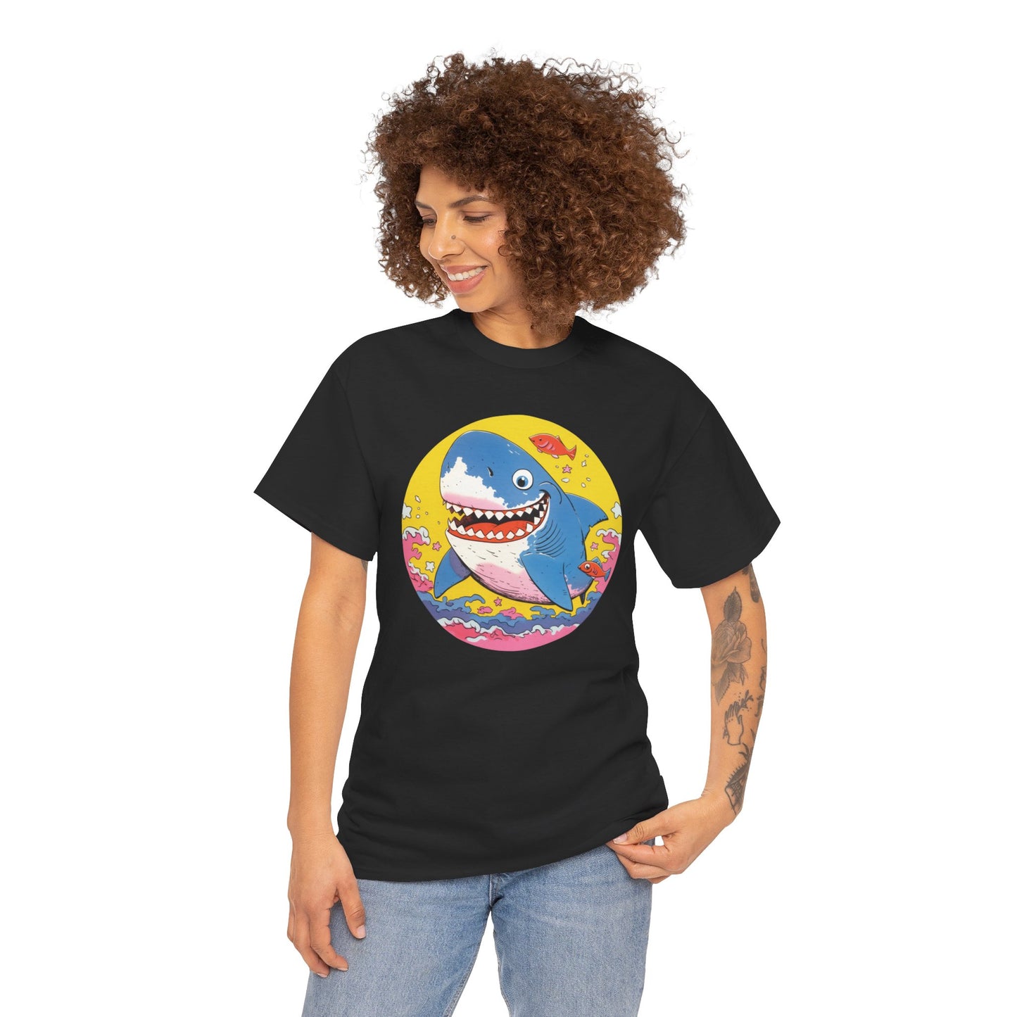 Shark Unisex Heavy Cotton Tee