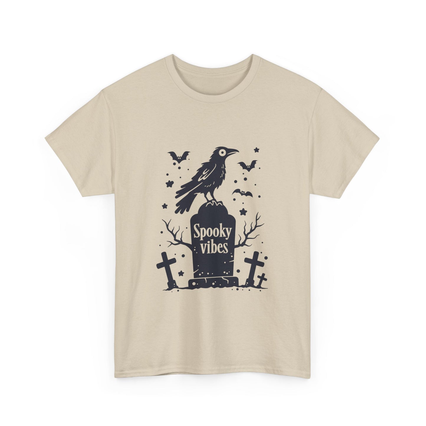 Spooky Vibes Unisex Heavy Cotton Tee