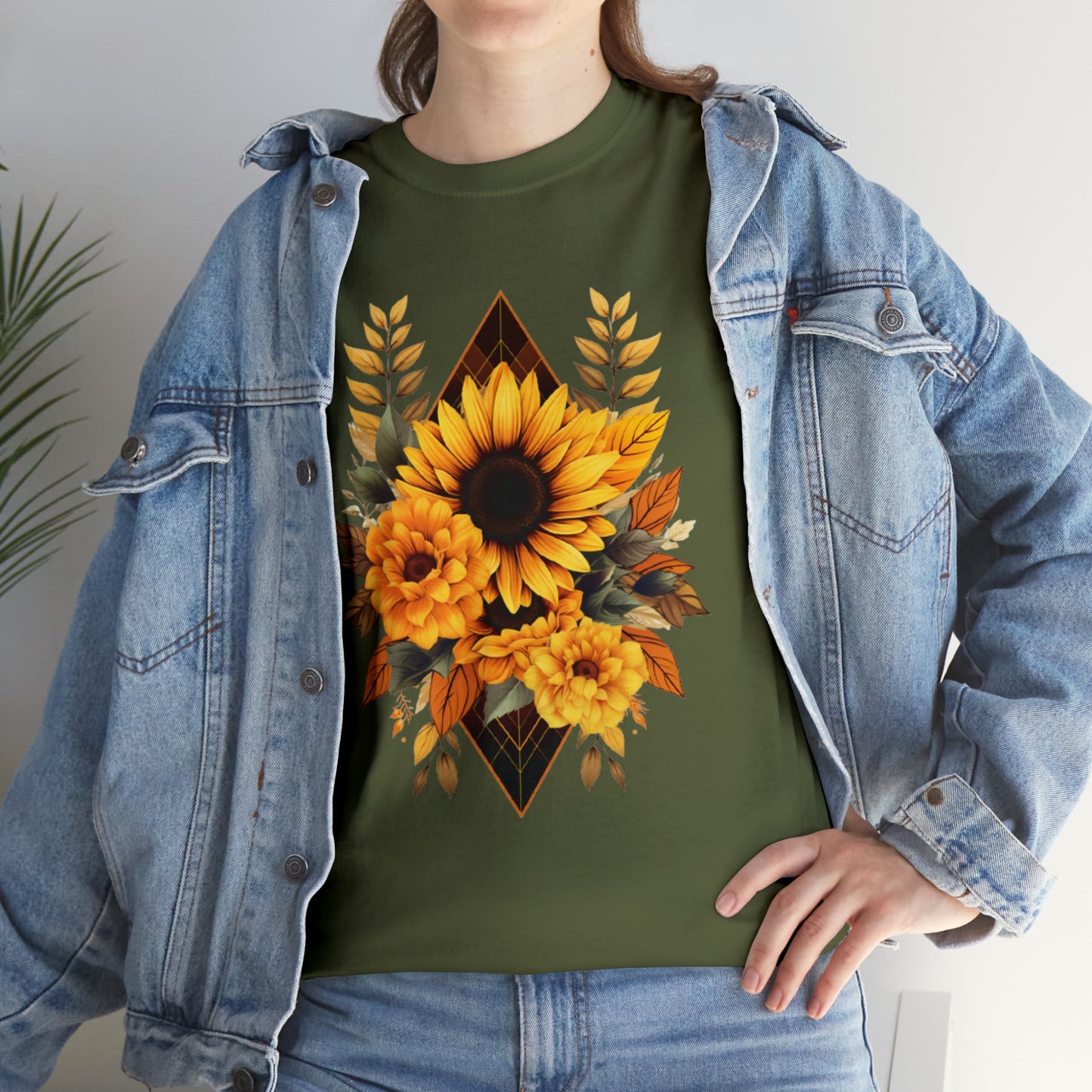 Sunflowers Unisex Heavy Cotton Tee