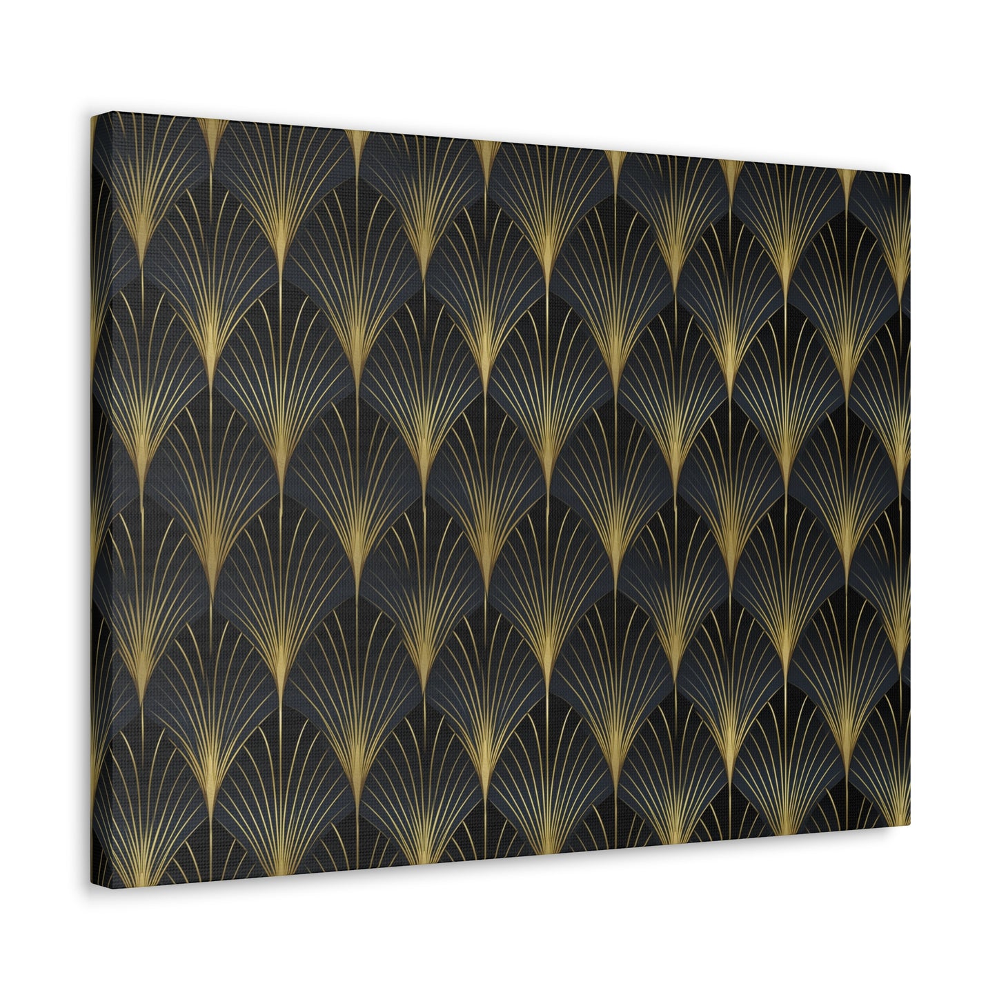 Art Deco Fans Canvas Gallery Wrap