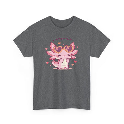 I Love You Alotl Unisex Heavy Cotton Tee