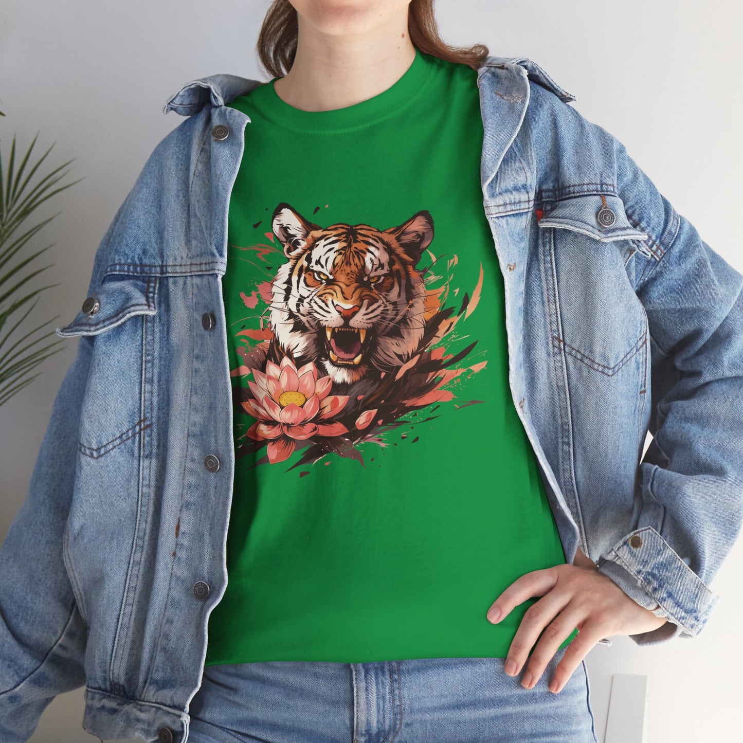 Lotus Tiger Unisex Heavy Cotton Tee